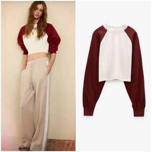 𝗡𝗪𝗧 𝗭𝗮𝗿𝗮 • Crop Sweatshirt